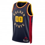 Golden State Warriors Trikot Benutzerdefinierte Nike 2024-25 City Edition Navy Swingman - Herren